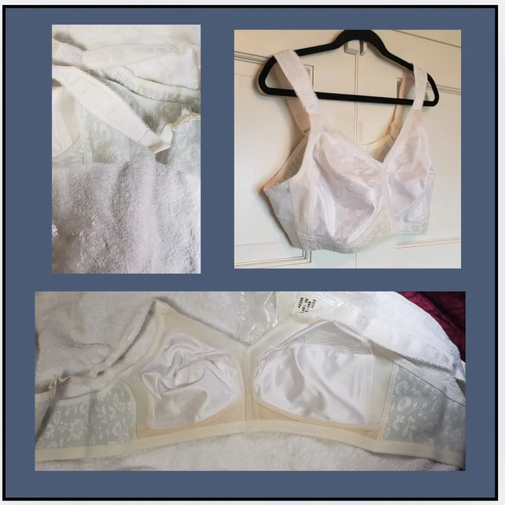 🔥 VTG / NEW / PLAYTEX 18hr BRA / WHITE - Picture 9 of 13